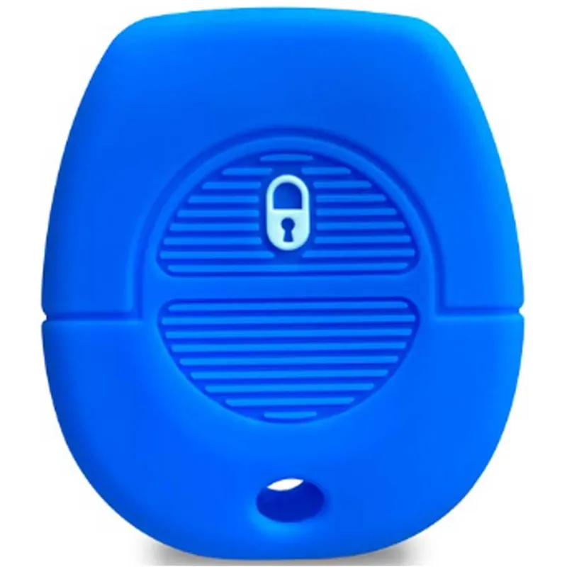 Olcsó Nissan kulcs szilikon tok 1 gombos kék