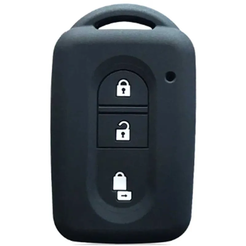 Nissan kulcs szilikon tok 3 gombos fekete Azonnal elérhető