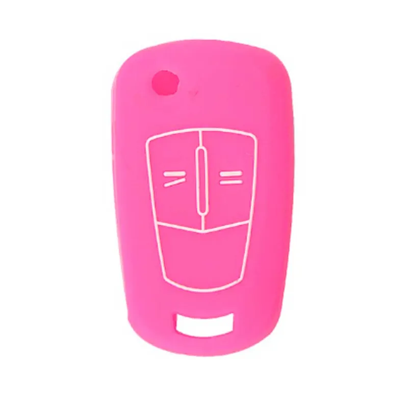 Opel 2 gombos szilikon tok - Pink Árcsökkenés