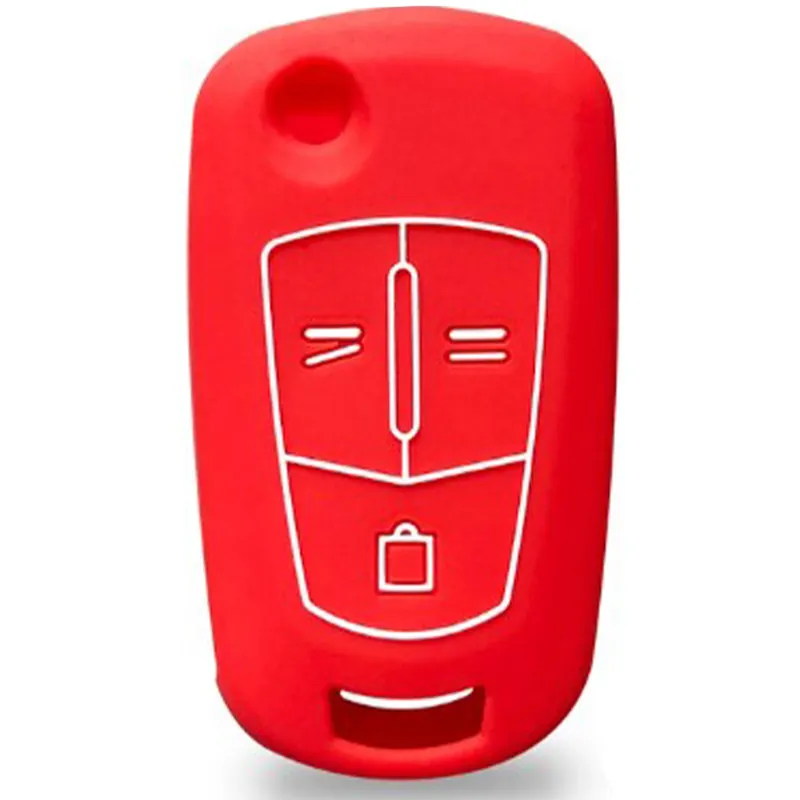 Csak ma Opel kulcs szilikon tok 3 gombos piros