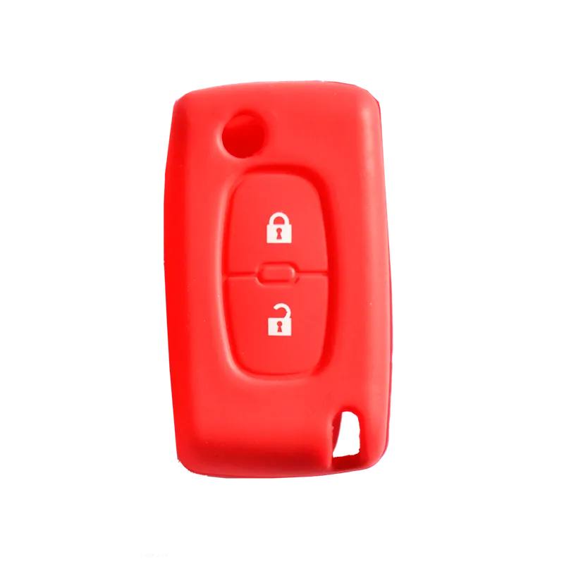 Vedd meg most Peugeot 2 gombos szilikon tok PIROS