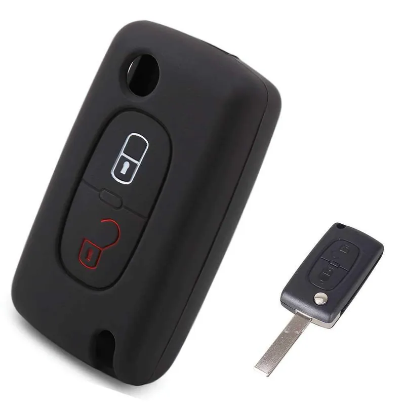 Alacsony ár Peugeot szilikon tok 2 gombos