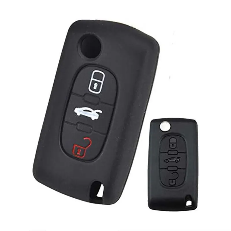 Alacsony ár Peugeot szilikon tok 3 gombos bicskakulcs