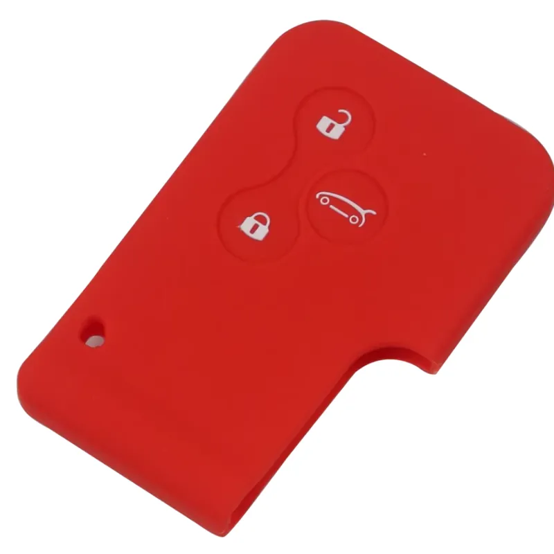 Renault kulcs szilikon tok 3 gombos - Piros Ne maradj le