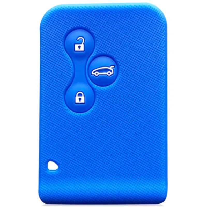 Renault kulcs szilikon tok 3 gombos kék Azonnal elérhető
