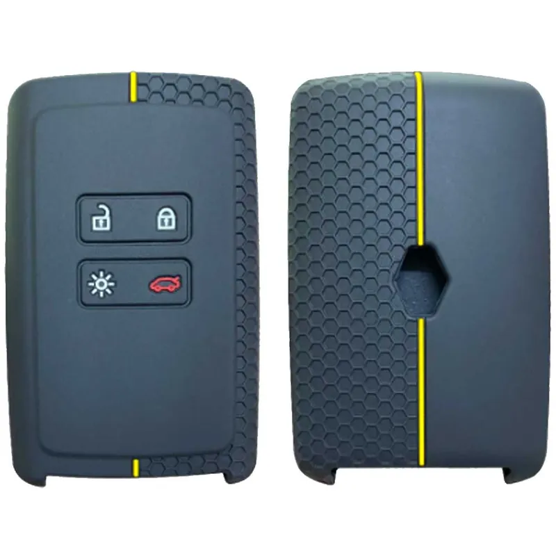 Renault kulcs szilikon tok 4 gombossárga Biztonságos fizetés