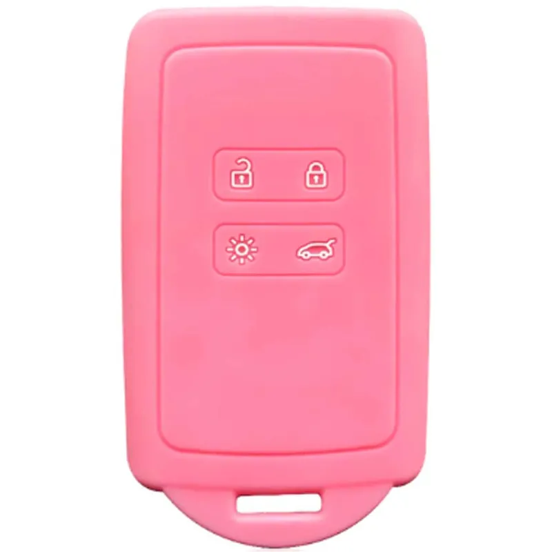 Renault kulcs szilikon tok 4 gombos pink Legkelendőbb