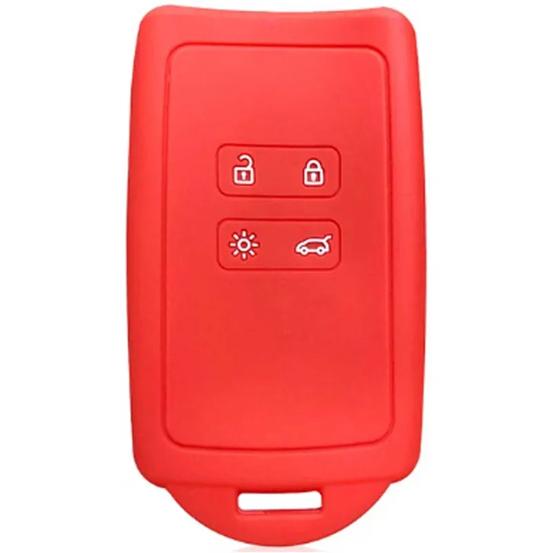 Renault kulcs szilikon tok 4 gombos piros Azonnal elérhető