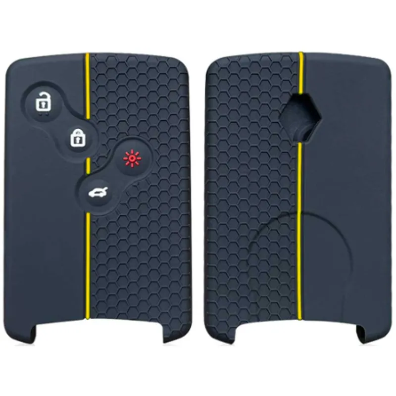 Renault kulcs szilikon tok 4 gombos sárga Utolsó esély