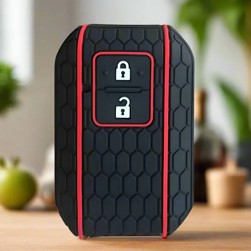 Suzuki 2 gombos szilikon tok - Fekete Korlátozott ajánlat