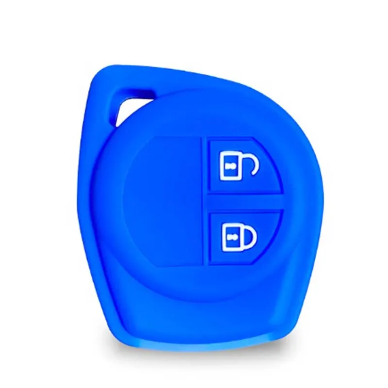 Suzuki 2 gombos szilikon tok - Kék Azonnal elérhető