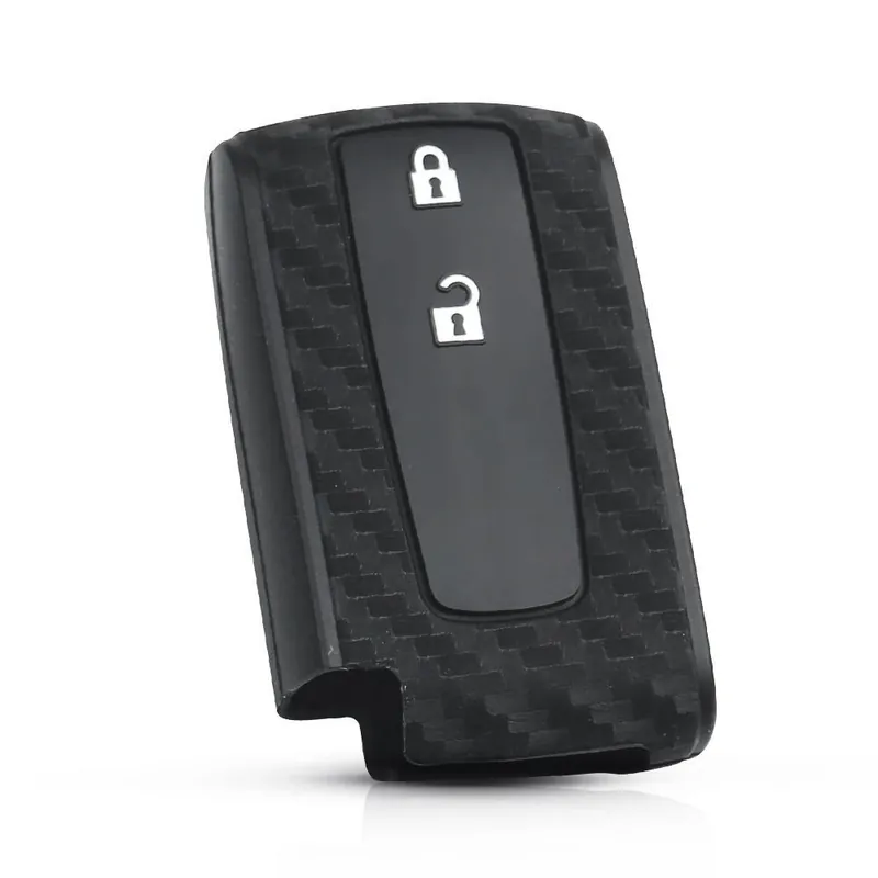 Outlet Toyota 2 gombos kulcs szilikon carbon tok