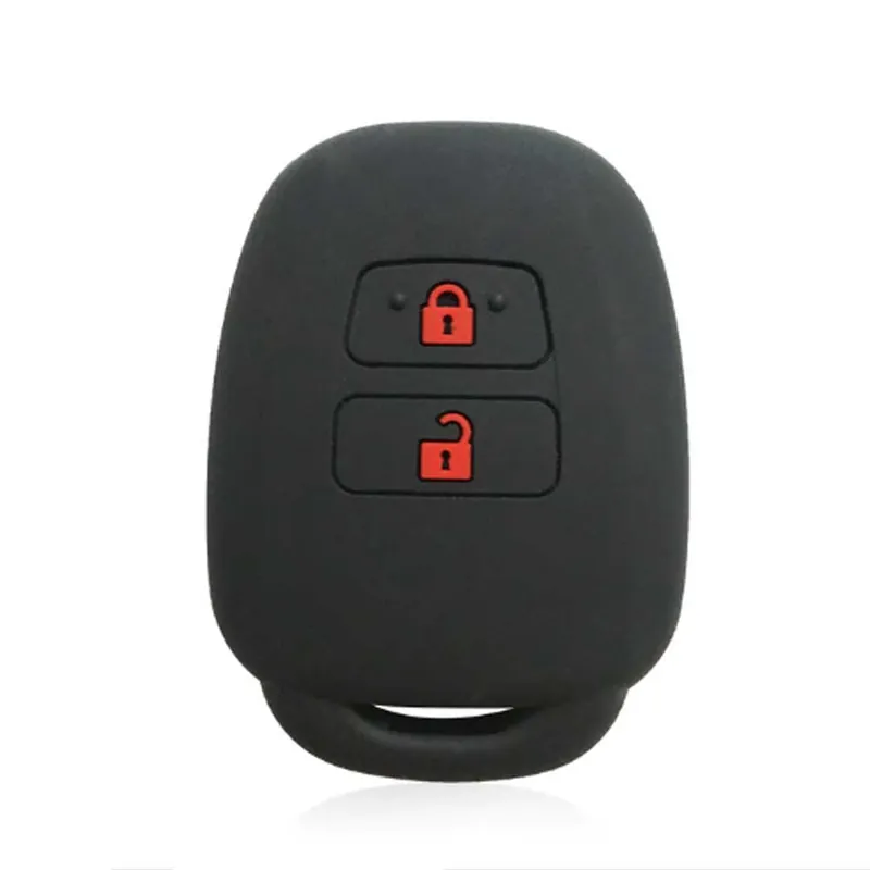 Ajánlat Toyota 2 gombos szilikon tok - Fekete