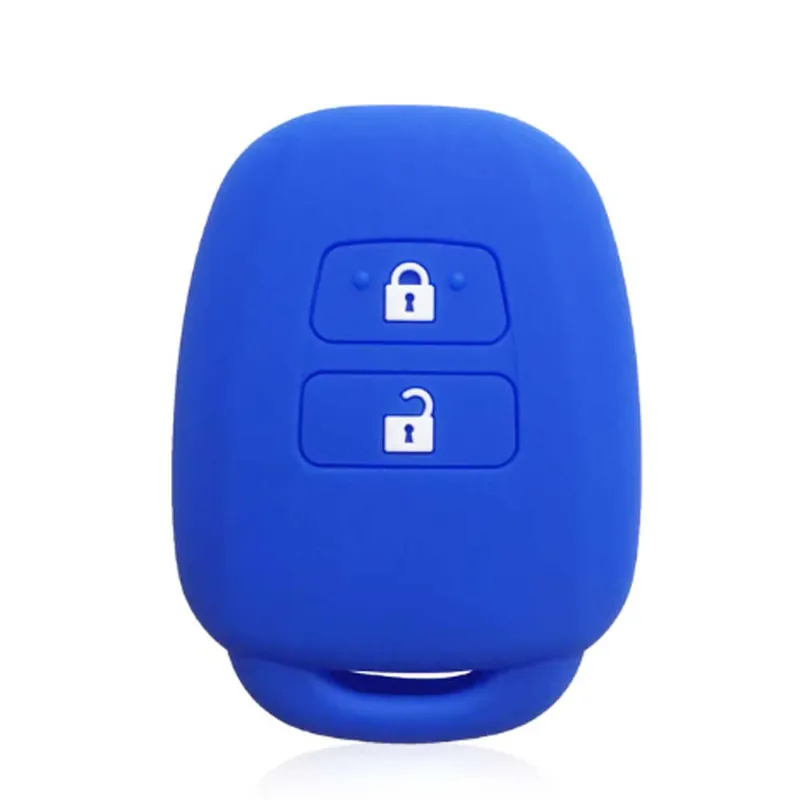 Ajánlat Toyota 2 gombos szilikon tok - Kék