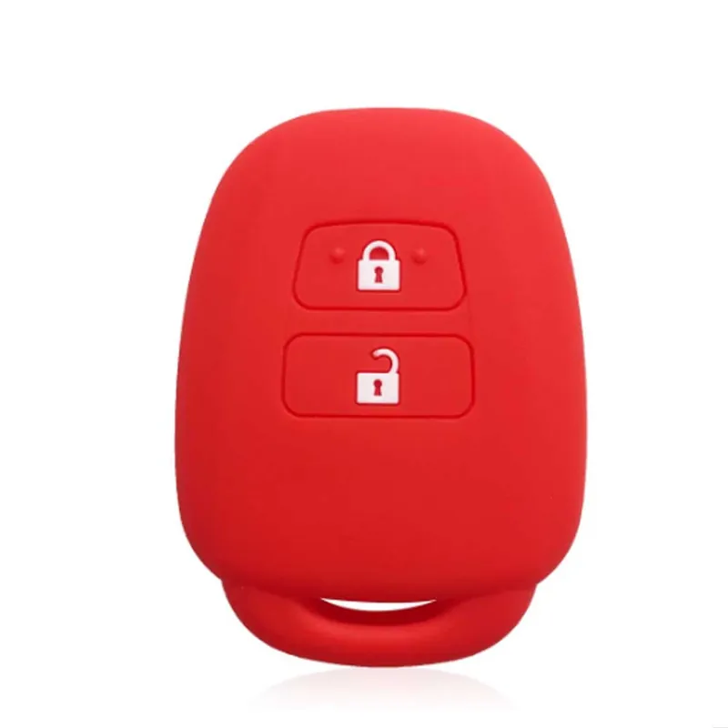 Szezonális akció Toyota 2 gombos szilikon tok - Piros