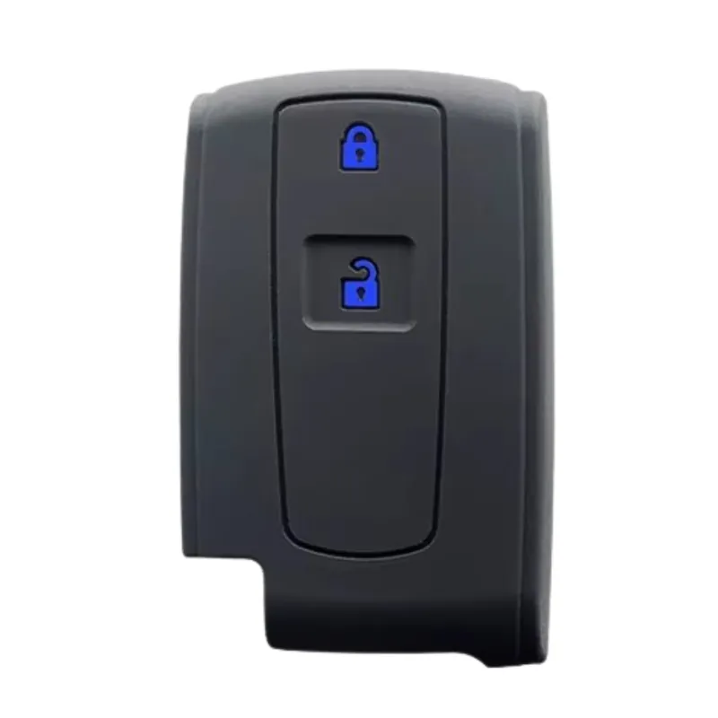 Outlet Toyota kulcs szilikon tok 2 gombos - Fekete-Kék