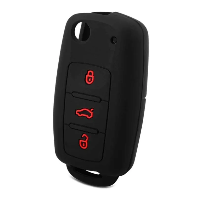 Prémium VW bicskakulcs szilikon tok 3 gombos