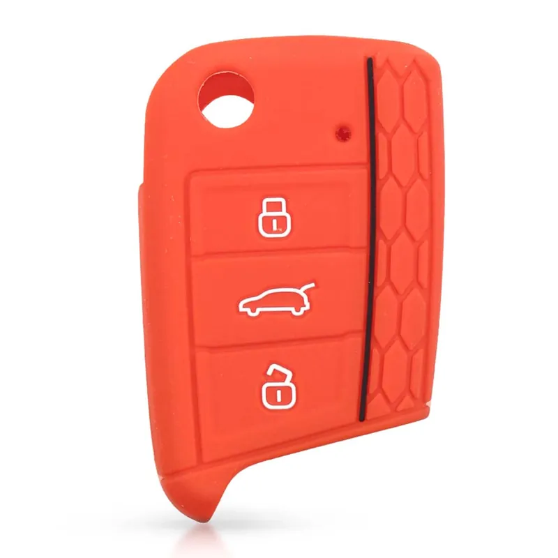 VW kulcs szilikon tok piros Biztonságos fizetés