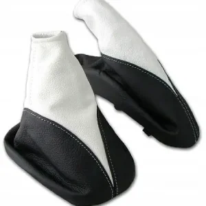 Legkelendőbb Opel Astra G bőr váltószoknya és kézifékszoknya szett Fehér