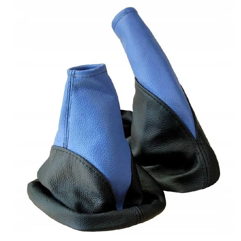 Opel Astra G bőr váltószoknya és kézifékszoknya szett Kék Kedvezményes ár