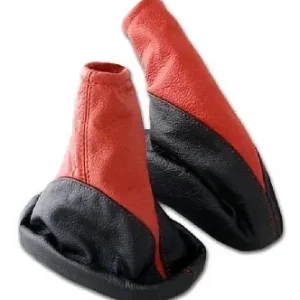 Exkluzív ajánlat Opel Astra G bőr váltószoknya és kézifékszoknya szett Piros