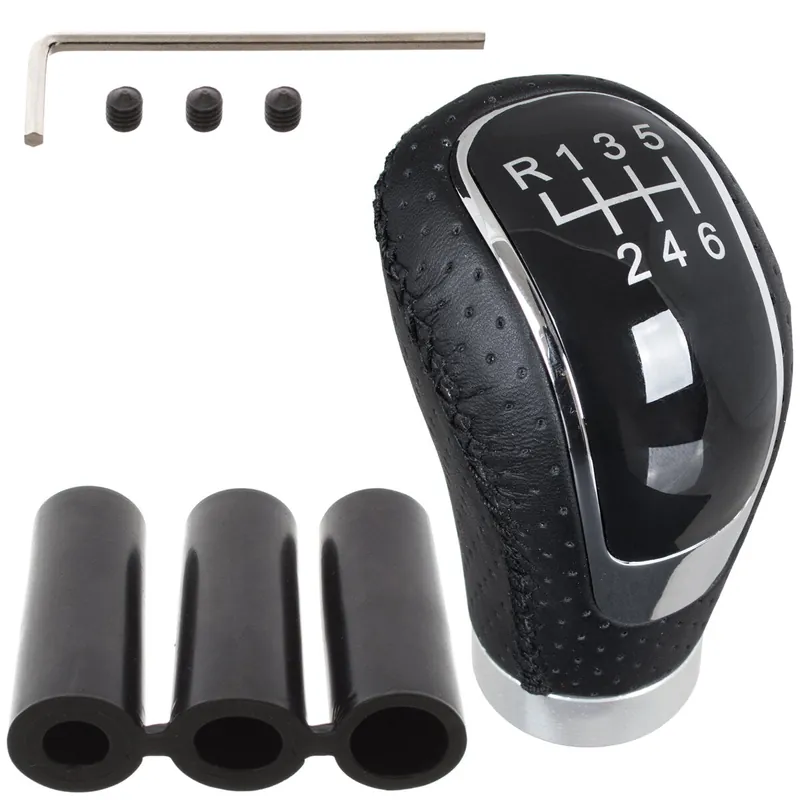 Univerzális váltógomb 6 sebességes - Fekete vagy piros varrás Gyors szállítás