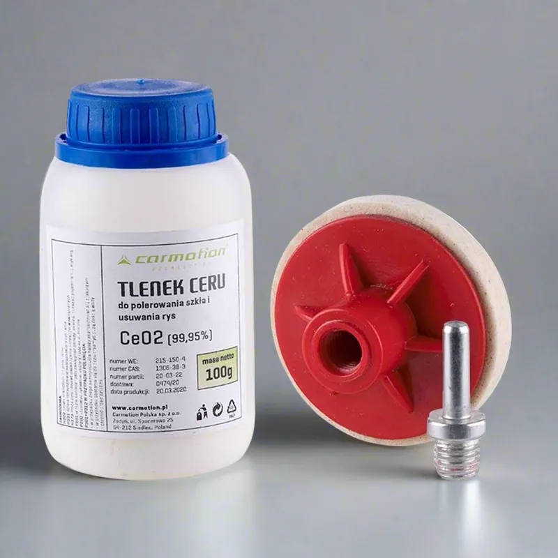 Üvegpolírozó készlet cerium-oxiddal Ne maradj le