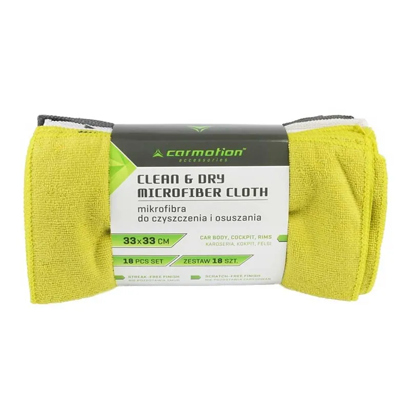 Univerzális mikroszálas törlőkendők - 30x30 cm, 18 db Outlet