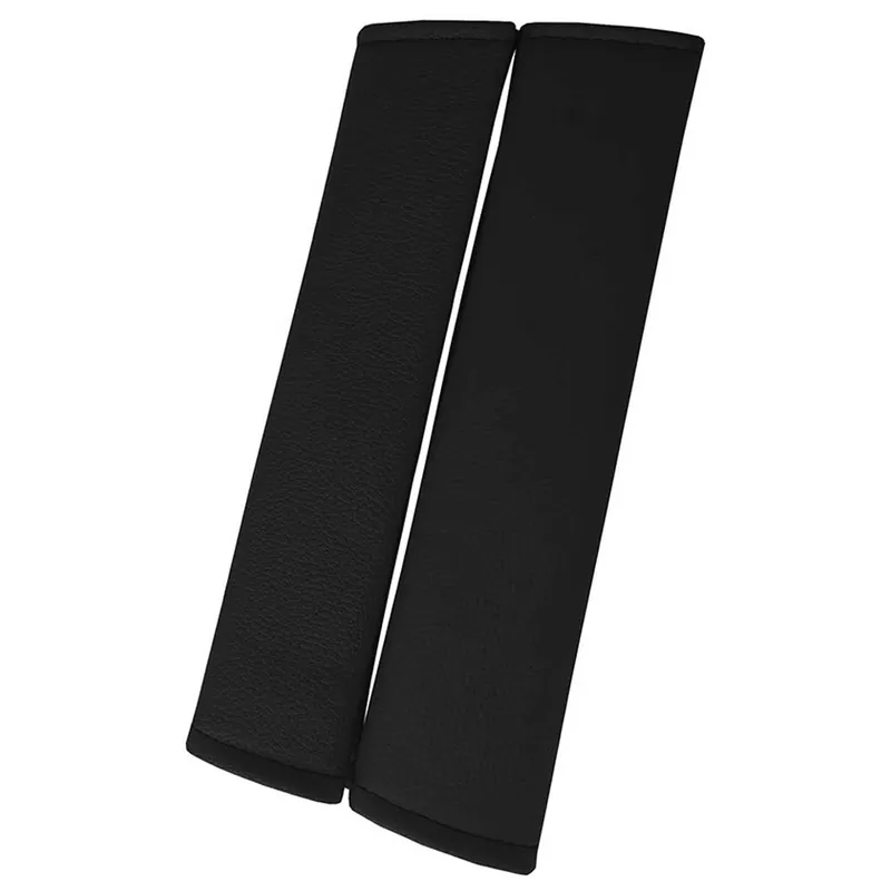 Különleges ajánlat Biztonsági öv védő párna Fekete bőr