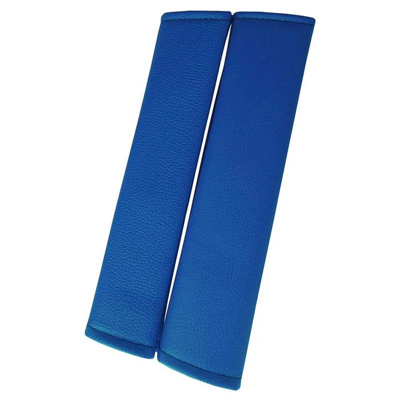 Biztonsági öv védő párna Kék bőr Kedvezményes ár