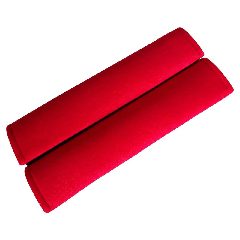 Biztonságos fizetés Biztonsági öv védő párna Piros velúr